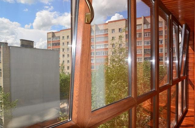 теплое остекление французского балкона Томск