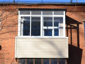 внешняя отделка балкона в Томске и Северске